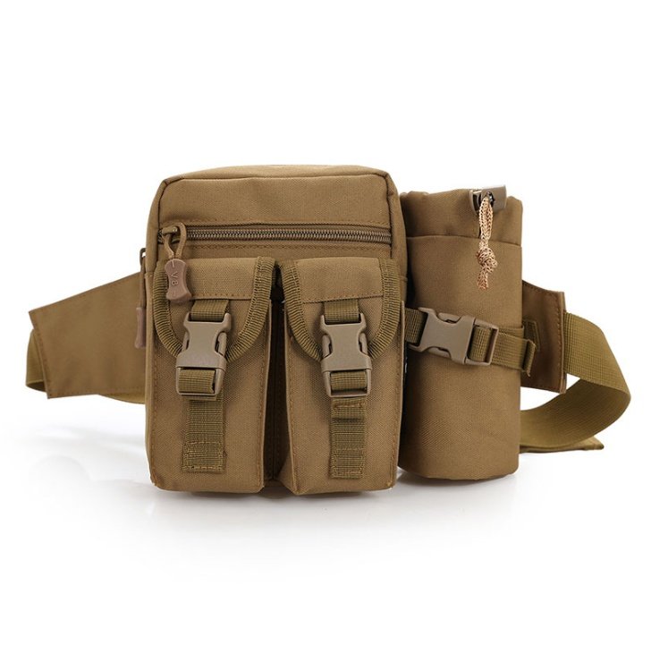 Camping Outdoor Waist Bag Tactical Nylon Waterproof Military Bag With Water Bottle Pockets For Traveling Riding Travel Hiking Climbing - Image 5