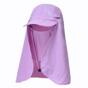Quick-Drying Hat Climbing Cap Summer Folding Baseball Cap – Purple