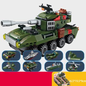 Small Particle Assembly Building Block Assembly Toy Set – Armored vehicle