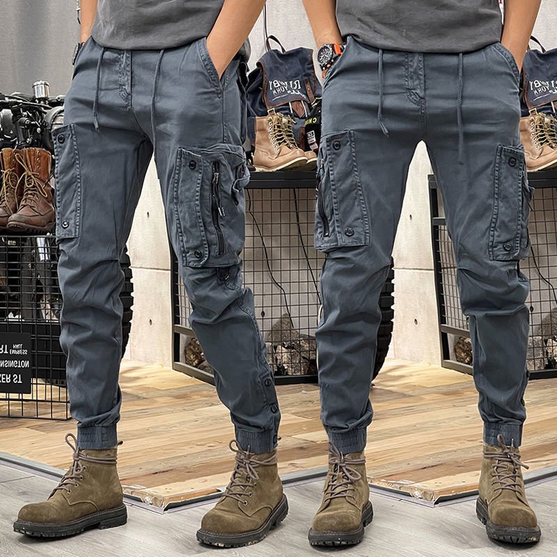 American Workwear Straight Functional City Outdoor Tactics Casual Pants - Image 7