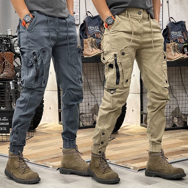 American Workwear Straight Functional City Outdoor Tactics Casual Pants - Image 8
