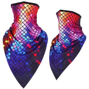 Quick-drying triangle towel long breathable – Colorful cubes