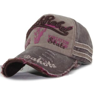 Baseball cap washed full cap – Coffee