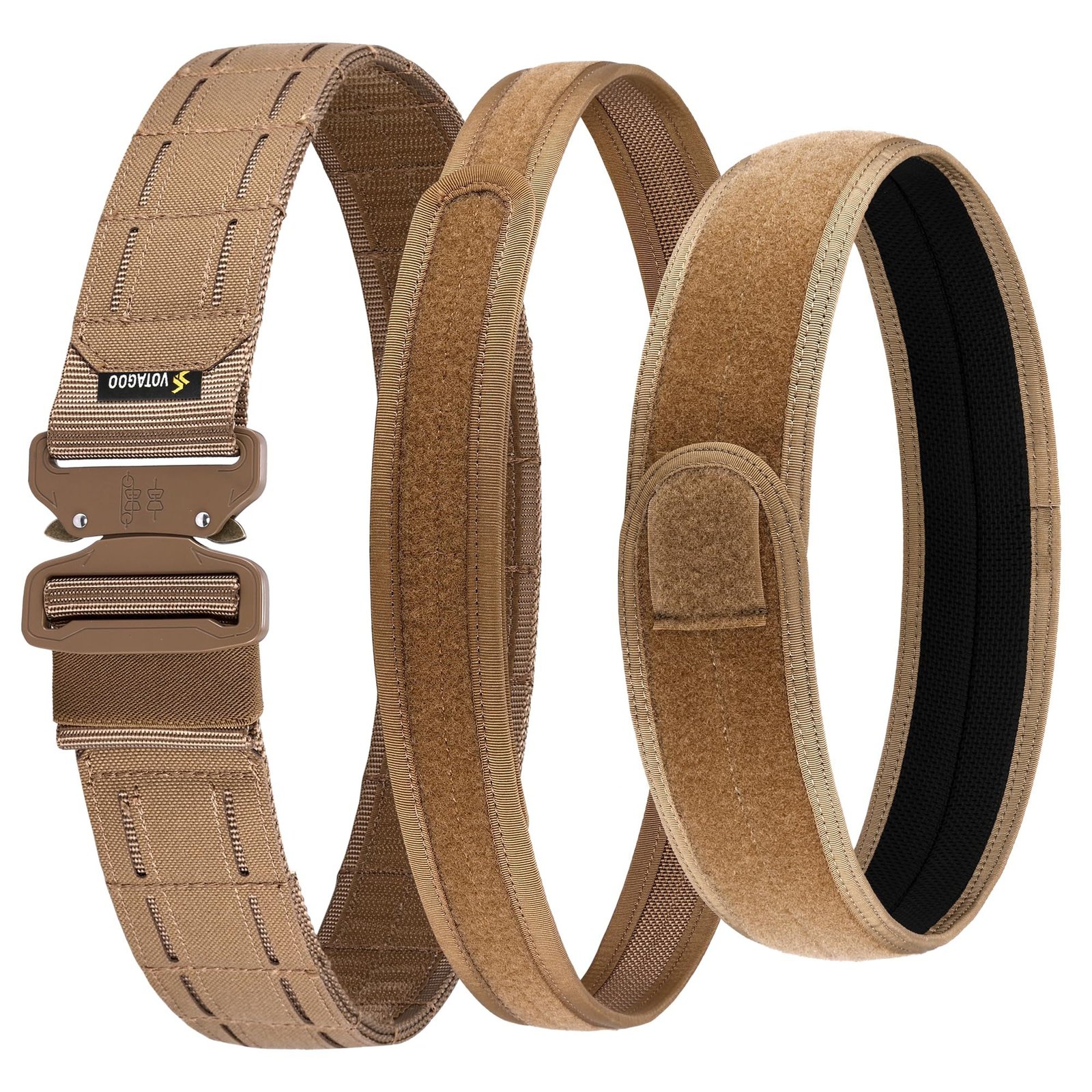 Tactical Belt Molle Belt With Quick Release Buckle Heavy Duty Gun Belt With Anti-slip Pad - Image 8