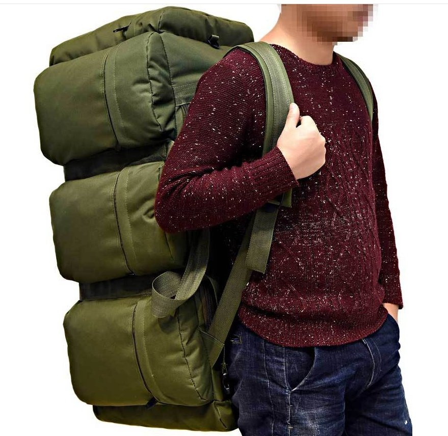 90L Camouflage Outdoor Mountaineering Bag - Image 3
