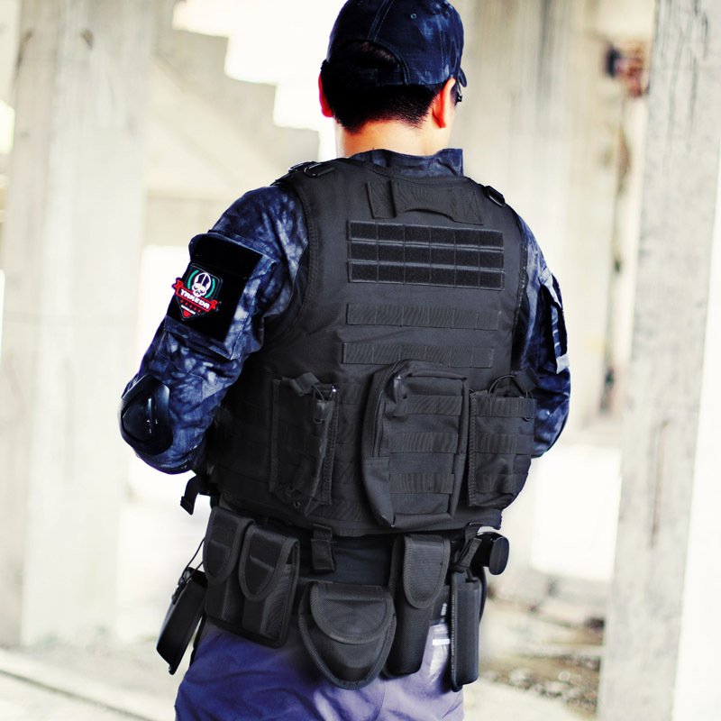 Tactical army fan camouflage training vest - Image 4