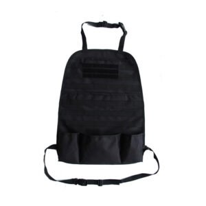 Rear seat organizer of tactical vehicle – Black