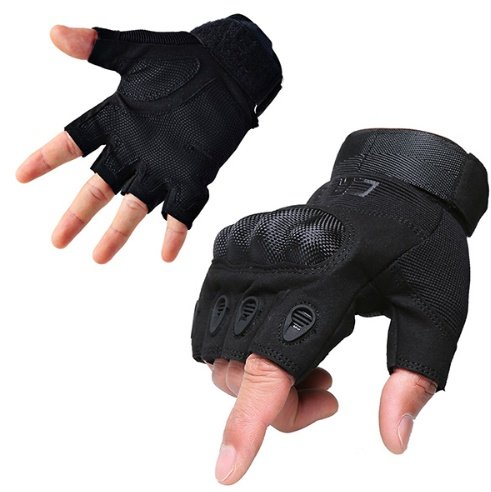 Tactical Gloves Army Military Men Gym Fitness Riding Half Finger Rubber Knuckle Protective Gear Male Tactical Gloves - Image 7