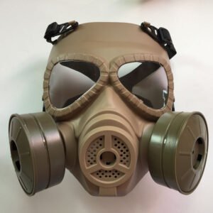 Anti-fog and haze protective gas mask – Sand color