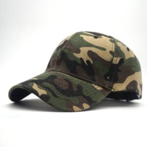 Summer Camp Outdoor Cotton Camouflage Baseball Hat – Forest camouflage, adjustable