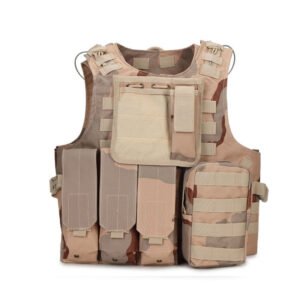 Amphibious tactical vest vest – Camouflage, One size