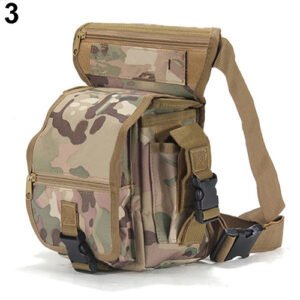 Camouflage 3P Waist Cross-border Source Army Fan Secret Service Tactical Leg Bag – CP