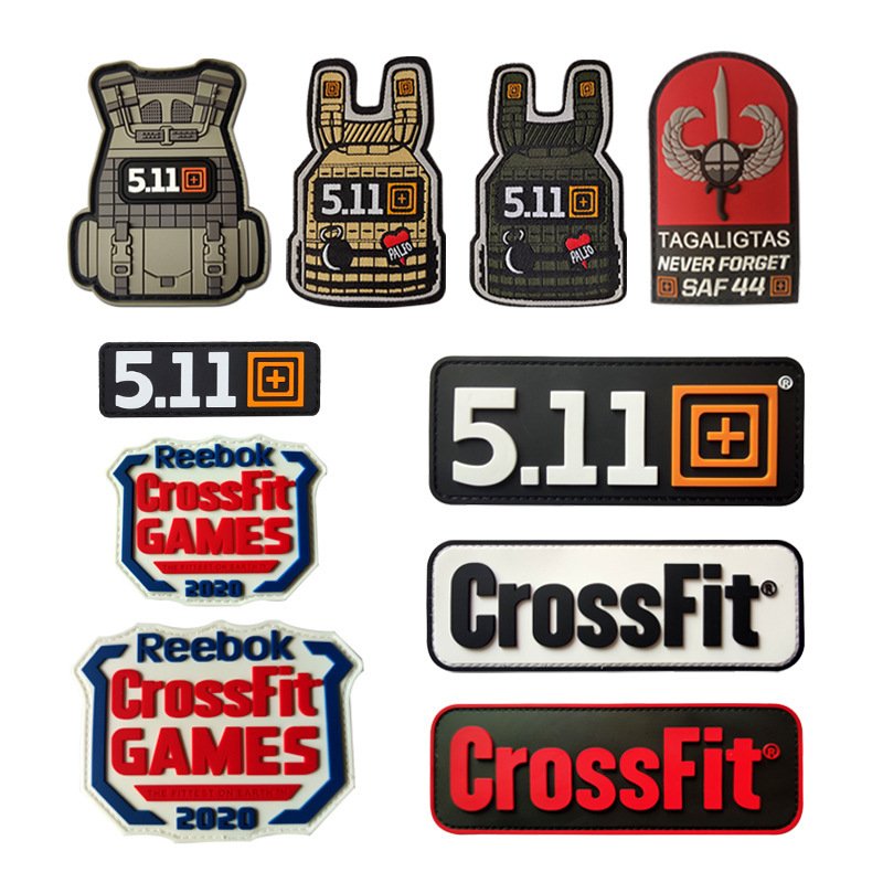 Velcro Chapter Tactical Vest PVC Armband CrossFit Backpack Sticker