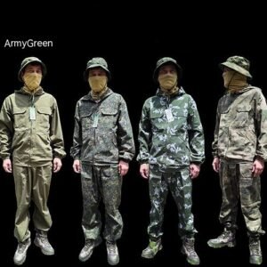Russian Military Fans Battle Suit Summer Camouflage – Army Green, 56