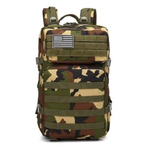 Sports Travel Backpack Army Fan Tactical Camouflage Backpack Sports Outdoor Backpack Travel Bag – Jungle fan color