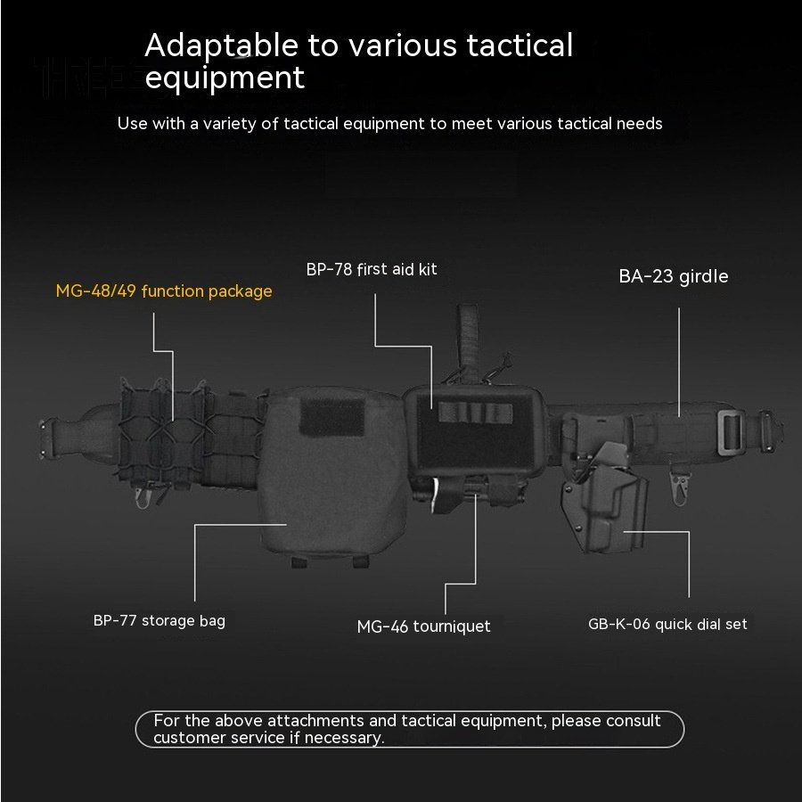 Real-life Tactical Elastic Single Connection Bag Outdoor Running Sports - Image 3