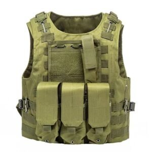 Security Training Vest Field Protective Equipment Is Scratch-resistant And Wear-resistant – Army green, One size