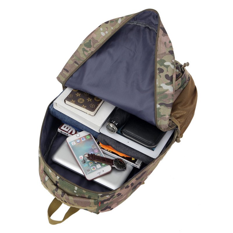 Outdoor mountaineering bag travel backpack camouflage - Image 5