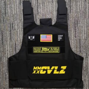Street rap tactical vest – Black, One Size
