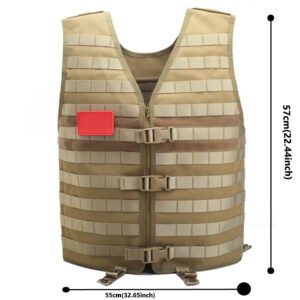 Army fan outdoor CS field protective equipment – Sand color, One size
