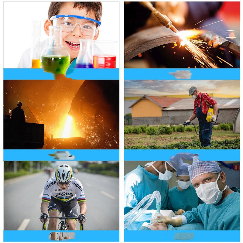 Factory direct sale protective goggles windproof dustproof impact goggles polished cut goggles safety labor insurance glasses - Image 4