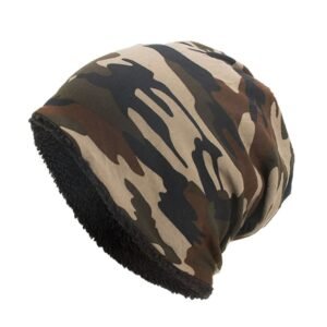 Autumn And Winter New Camouflage Plus Velvet – Coffee