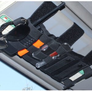 Outdoor tactical car sun visor storage bag