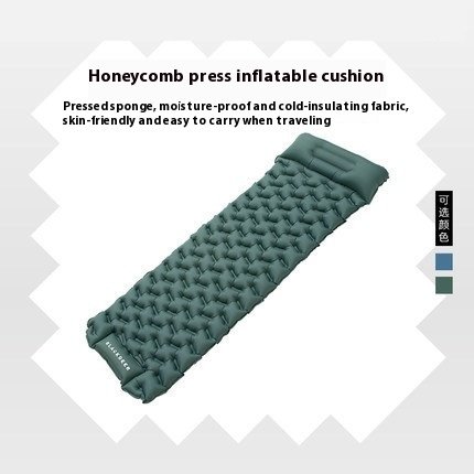 Outdoor Honeycomb Press Type Inflatable Mattress Single Thickened Moisture-proof Tent Sleeping Mat - Image 6