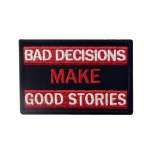 3D embroidery patch tactical military patch sticker – Black, 10