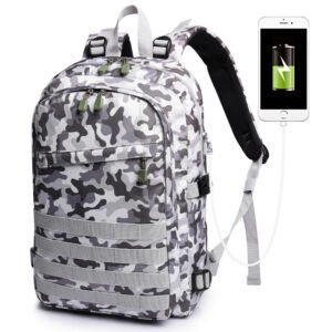 Camouflage backpack schoolbag – Camouflage grey