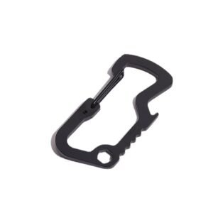 Bottle Opener Spring Crochet Hook Quick Hanging – Black