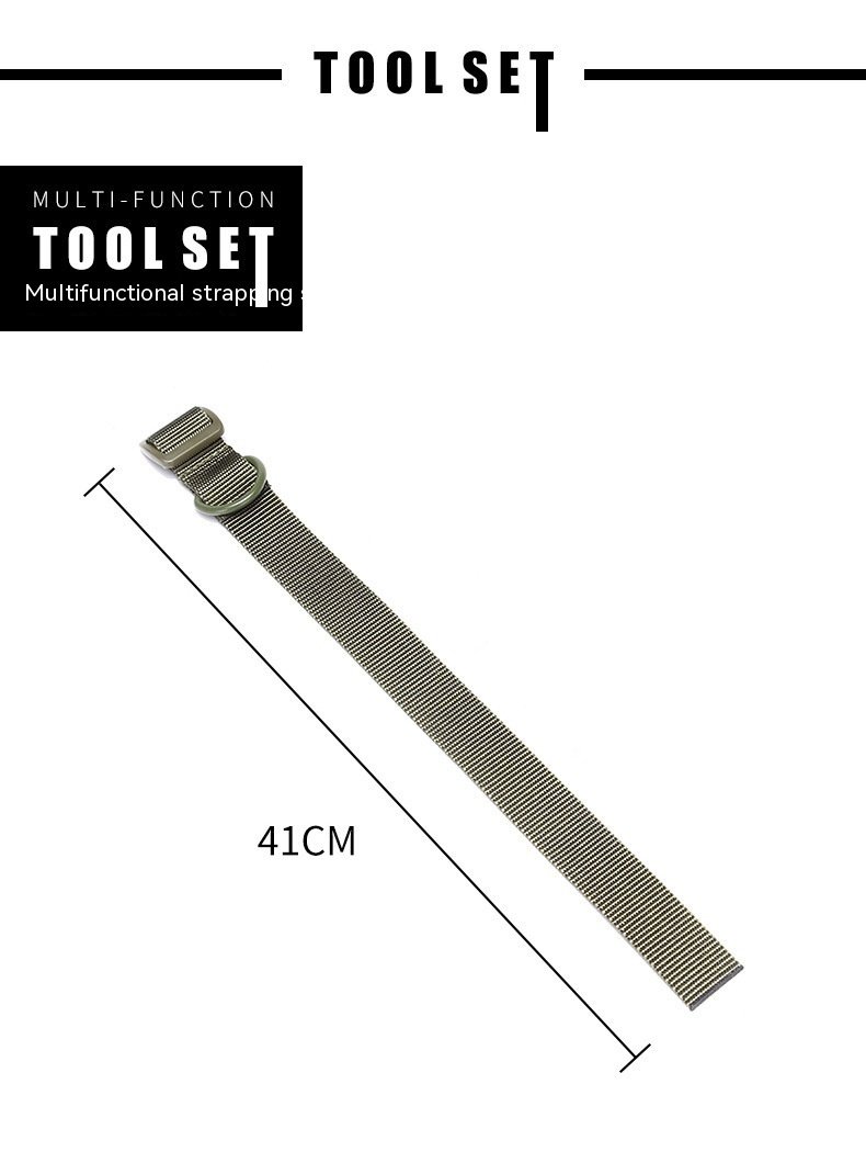 Multifunctional Ratchet Tie Down Nylon Portable Gun Holder Belt - Image 10