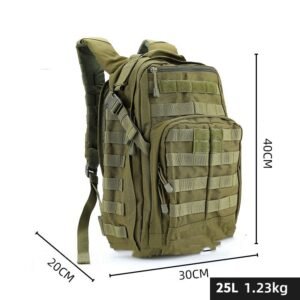 Assault Tactics Backpack Outdoor Army Fan Hiking – Green