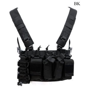 Bone frog bellyband vest camouflage tactics – Black, One size