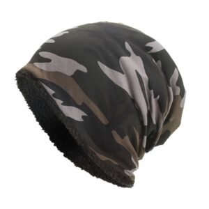 Autumn And Winter New Camouflage Plus Velvet – Black