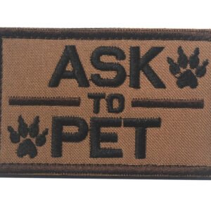 Pet embroidery Velcro – 01 Mud color