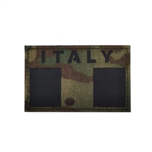 Simple Embroidery Infrared IR Badge Reflective Velcro – CP Black