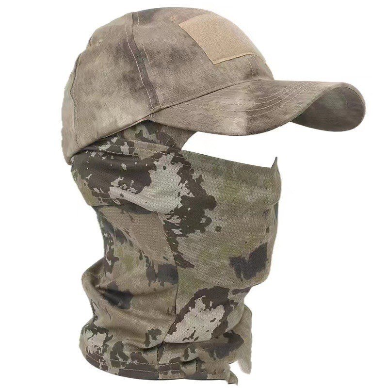 Camouflage Baseball Cap Mask Set Outdoor Mountaineering - Image 3