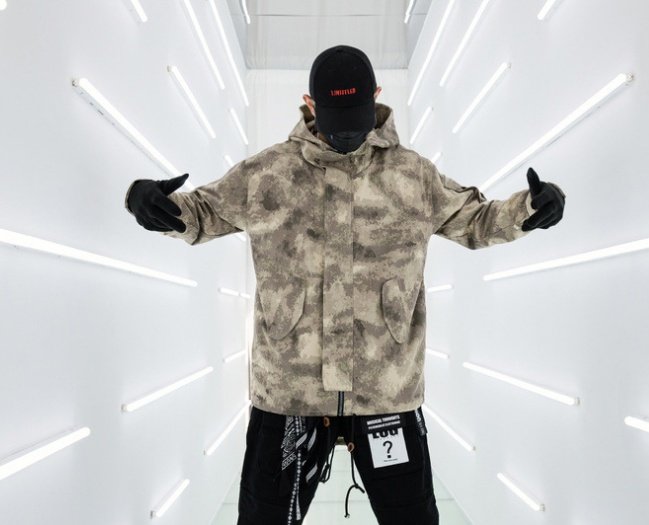 Desert camouflage short short long loose hooded jacket - Image 3