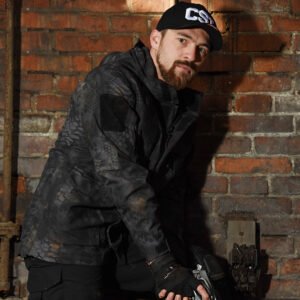 Tactical Windbreaker Mid-length Men’s Jacket Waterproof