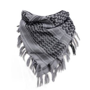 Warm and cold proof scarf for outdoor tactics – Grey
