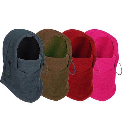 Windproof Hat With Mask Unisex Ski Hat Mens Winter Fleece Wrapped Warm Hat - Image 3
