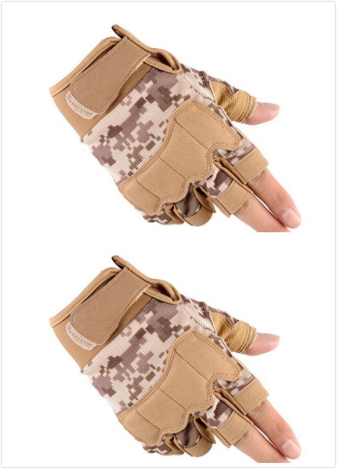 Tactical half finger gloves special forces army fans men and women outdoor sports climbing non-slip training fitness - Image 10