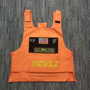 Street rap tactical vest – Orange, One Size