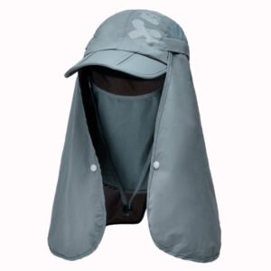 Quick-Drying Hat Climbing Cap Summer Folding Baseball Cap – Dark Grey