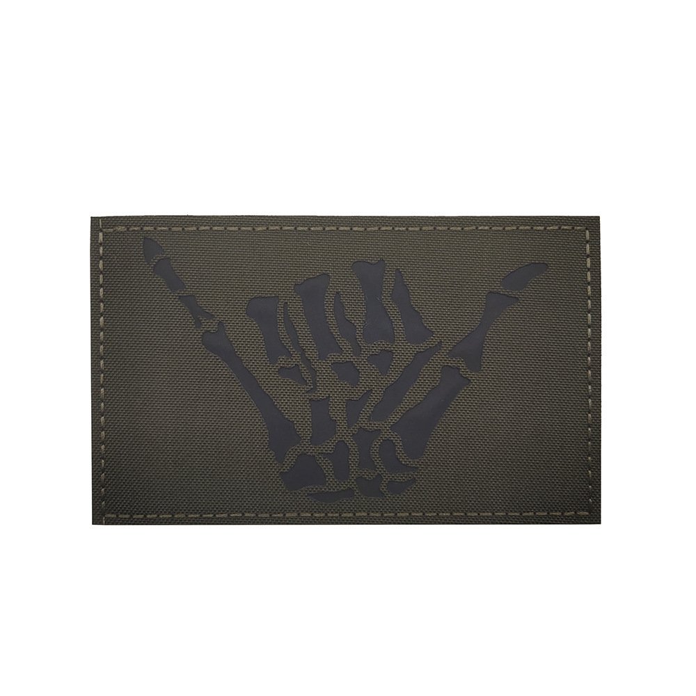 Ray Skull Finger Right Gesture 666IR Recognition Chapter Luminous Velcro Badge - Image 10