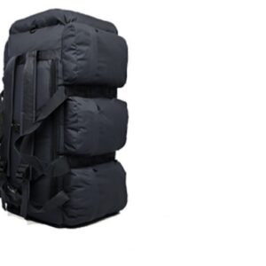 90L Camouflage Outdoor Mountaineering Bag – Black