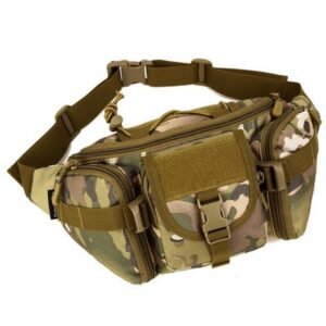 Army fan bag outdoor big waist bag riding bag – CP
