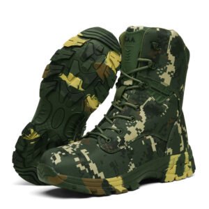 Men’s Camo Outdoor Casual High Top Tactical Military Boots
