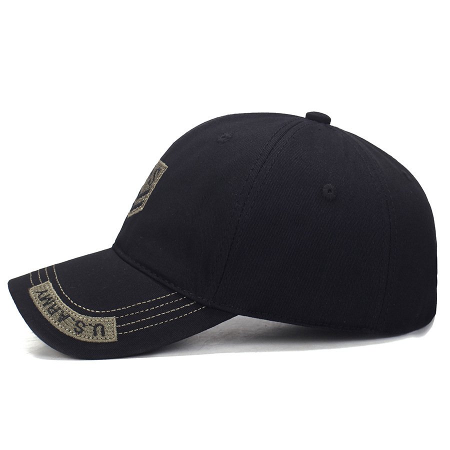 Embroidered US baseball cap - Image 2